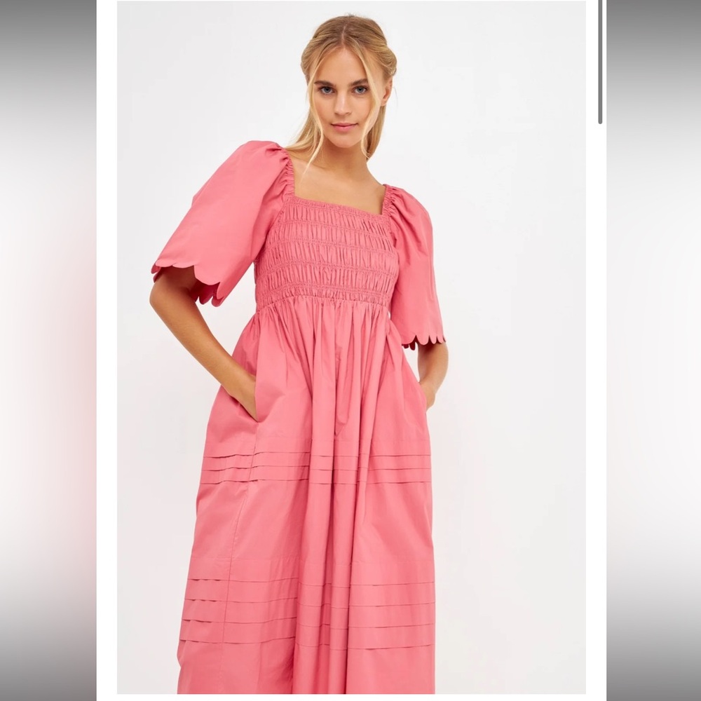 English Factory Smocked Dress - Picture 2 of 5